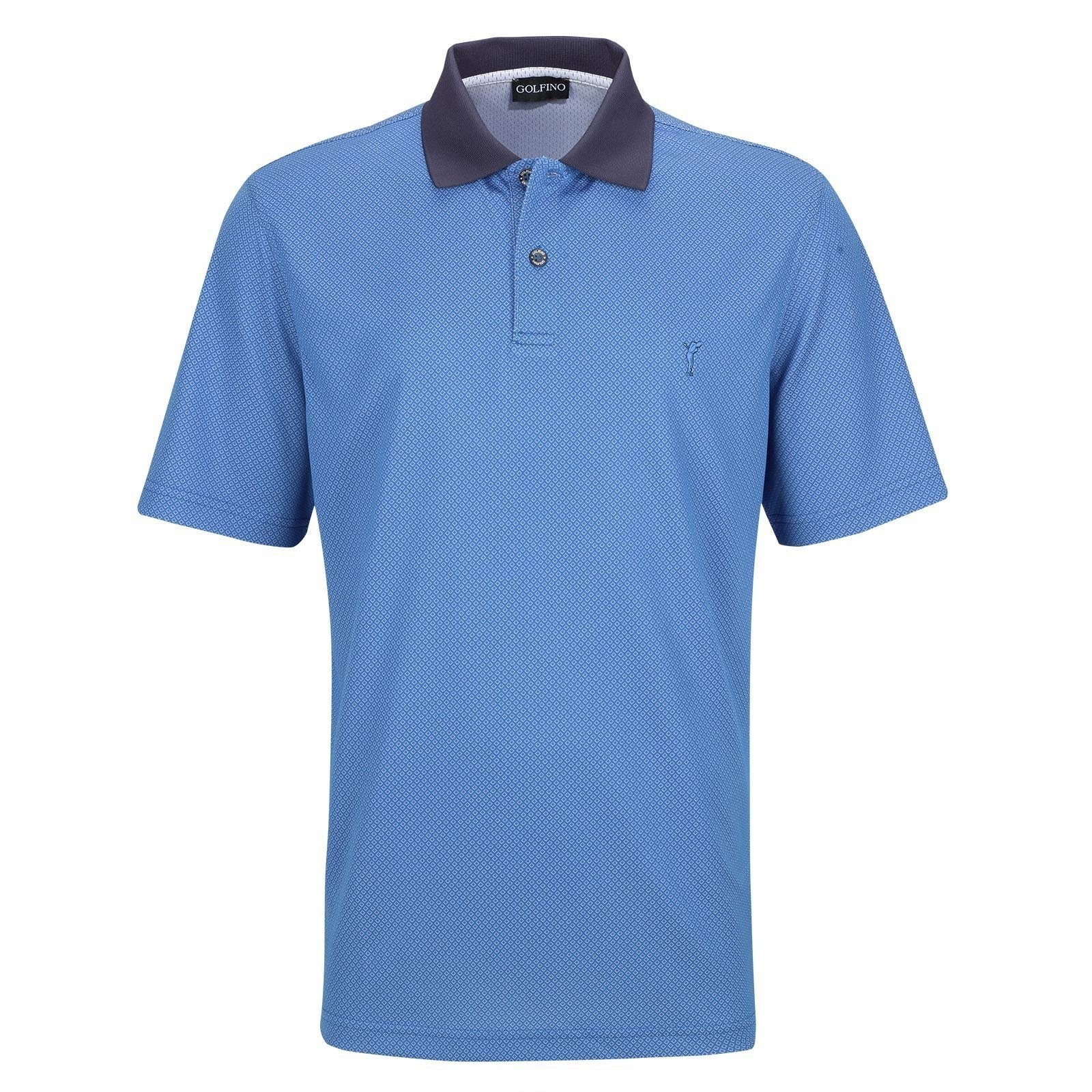 Koszulka Polo Golfino Chamonix Henley Blue 52