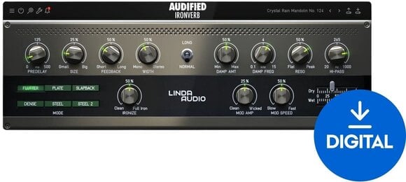FX protsessori tarkvara pistikprogramm Audified Linda IronVerb (Digitaalne toode) - 1