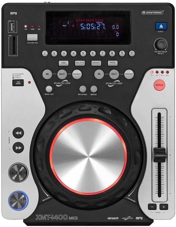 Επιτραπέζιος DJ Player Omnitronic XMT-1400 MK2 Επιτραπέζιος DJ Player