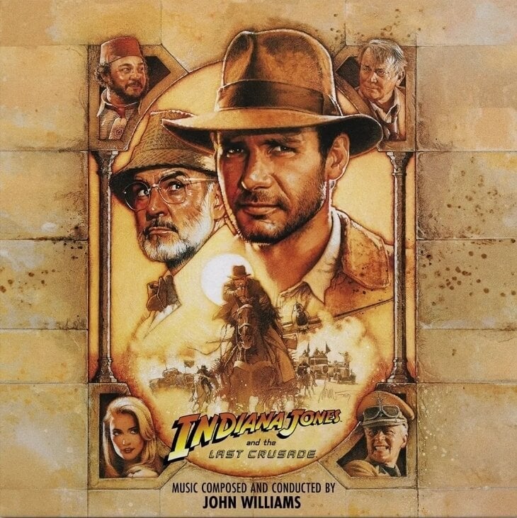 Vinyl Record John Williams - Indiana Jones and the Last Crusade (Sand Coloured) (2 LP)