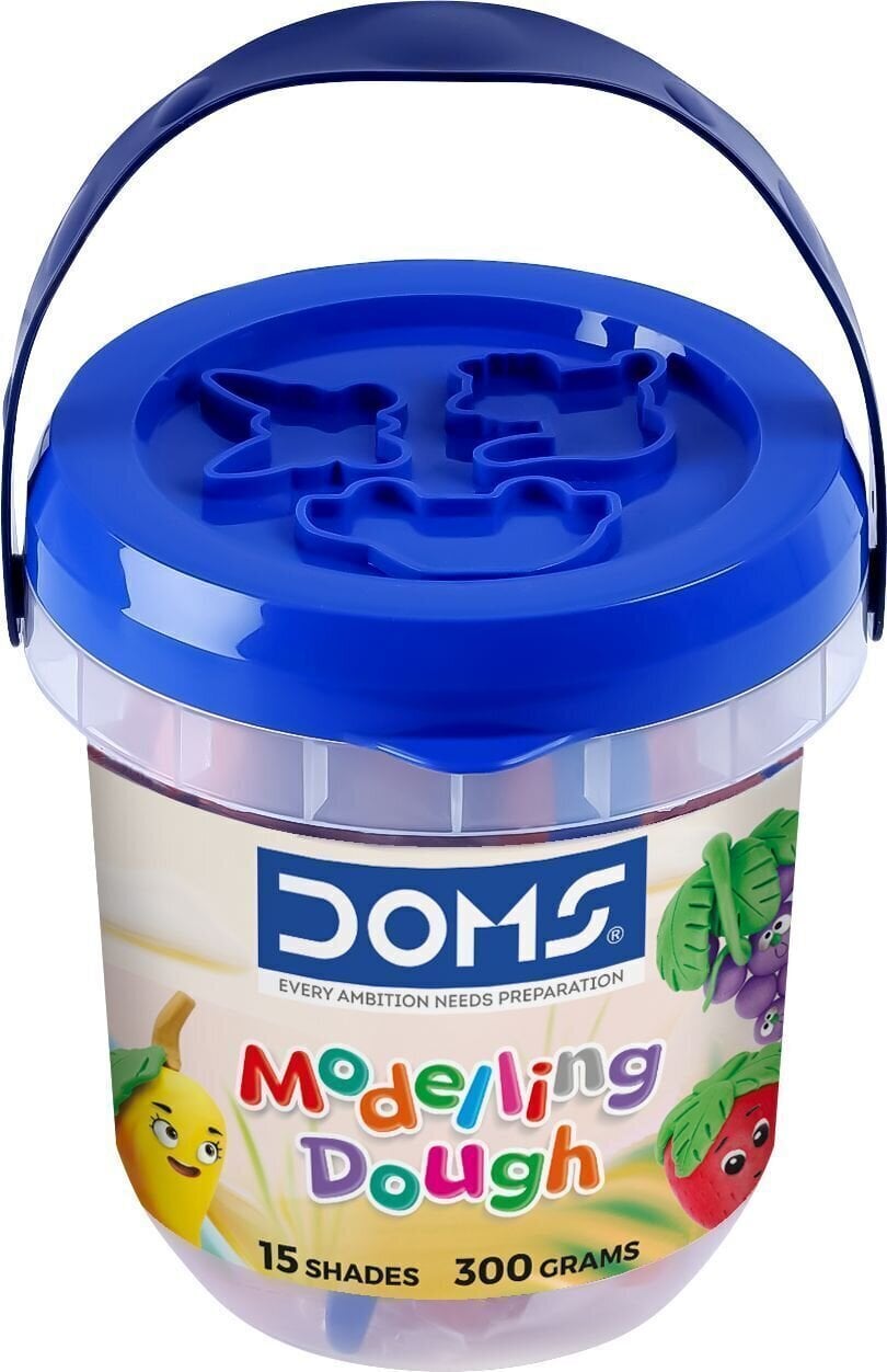 Argilă de modelare pentru copii DOMS N80586 Argilă de modelare pentru copii Mix 15 x 300 g