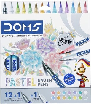 Watercolour Brush Pen DOMS N80620 Markers Mix 12+2 - 1