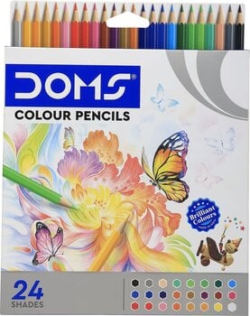 Crayon de couleur DOMS N80440 Coffret crayons de couleur 24 pcs - 1