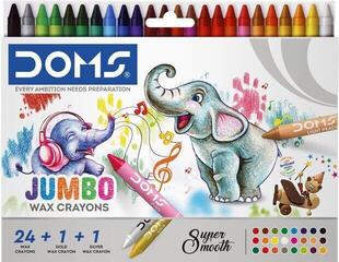 Wachse DOMS Jumbo Wachse Mix 19 stk