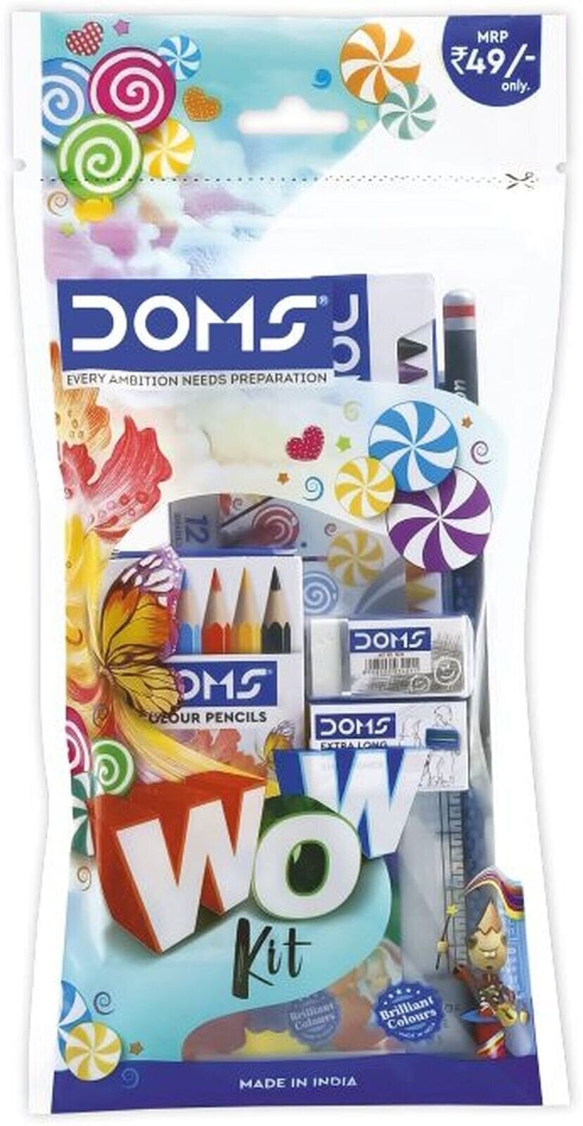 Taide- ja askartelusarja DOMS Wow Kit - 6 Pcs
