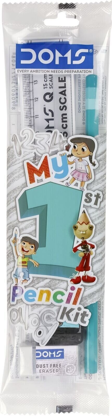 Kunst und kreatives Set DOMS School Essentials: My 1St Pencil Kit - 4 Pcs
