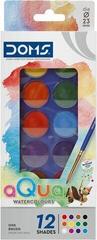 Akvarel boja DOMS N80550 Set akvarel boja Miješati 23 ml 12 kom
