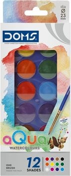 Aquarellfarbe DOMS N80550 Set Aquarellfarben Mix 23 ml 12 stk - 1
