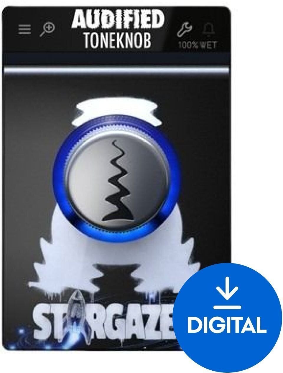 FX protsessori tarkvara pistikprogramm Audified ToneKnob Stargazer (Digitaalne toode)