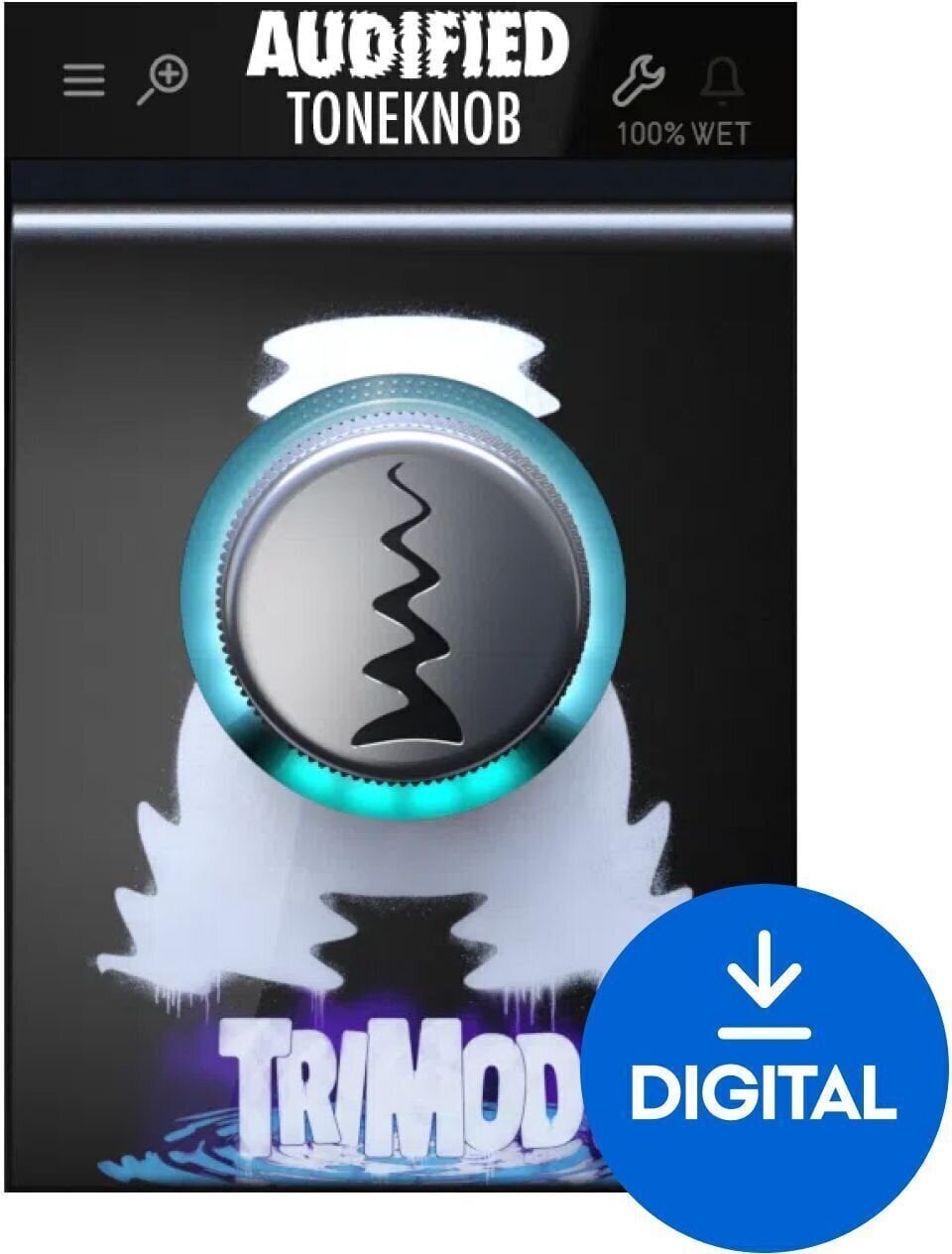 FX-processorer programvaruplugin Audified ToneKnob TriMod (Digital produkt)