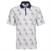 Риза за поло Golfino Sunny Winter Print Mens Polo Shirt White 50