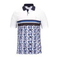 Tricou polo Golfino Electric Performance White 46 Tricou polo
