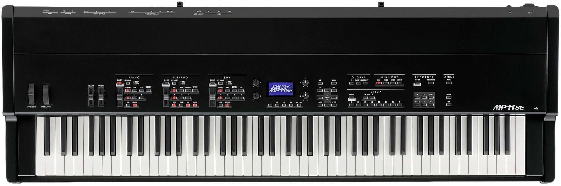 Piano de escenario digital Kawai MP11 SE Piano de escenario digital Black