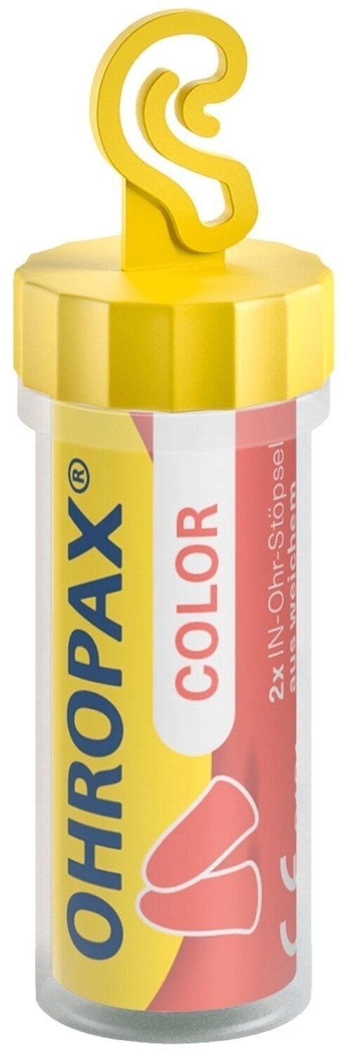 Earplugs OHROPAX COLOR Earplugs, in tube 2 pcs Peach Earplugs