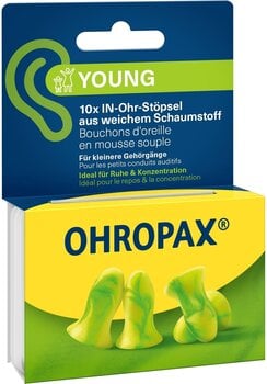 Earplugs OHROPAX Young Earplugs 10 pcs Green Earplugs - 1
