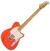 Chitarra Elettrica Reverend Guitars Charger H90 Feisty Red Chitarra Elettrica