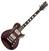 Semi-Acoustic Guitar Reverend Guitars Roundhouse Air HH Metallic Bordeaux Semi-Acoustic Guitar
