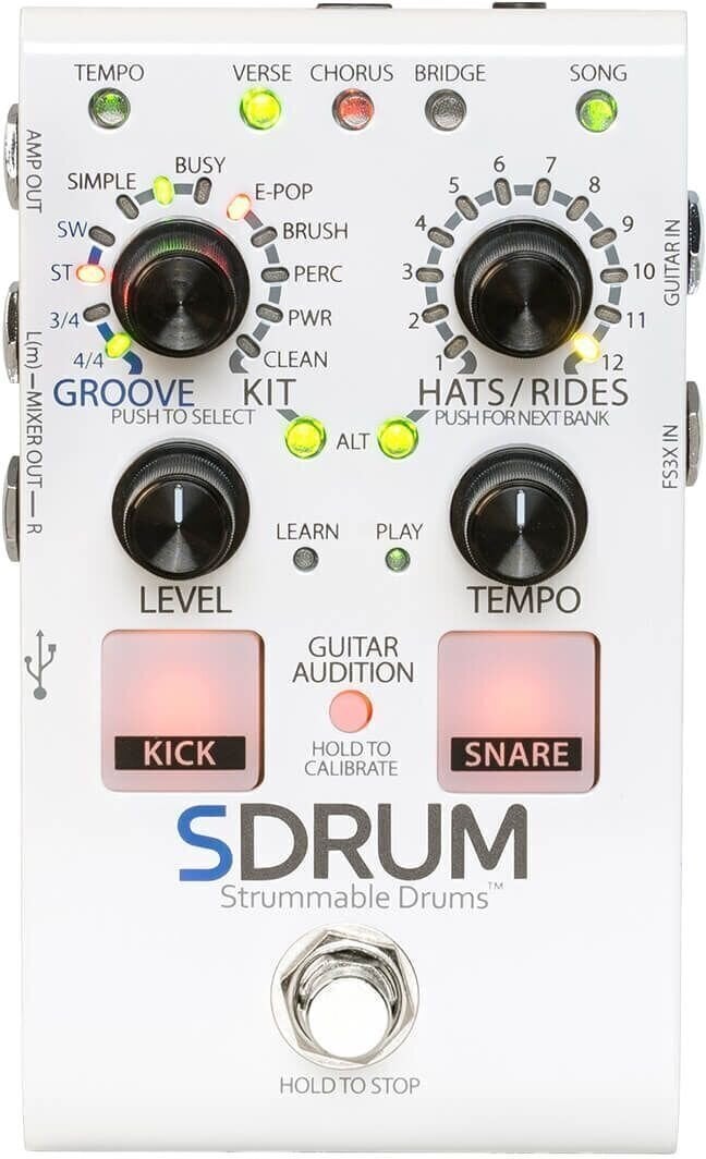 Stompbox Digitech SDRUM Strummable Drums Stompbox