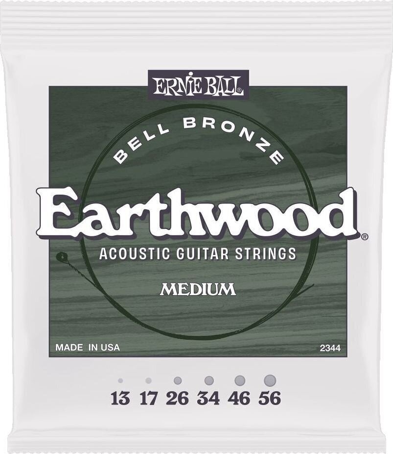 Kitarrikeeled Ernie Ball Medium Earthwood Kitarrikeeled