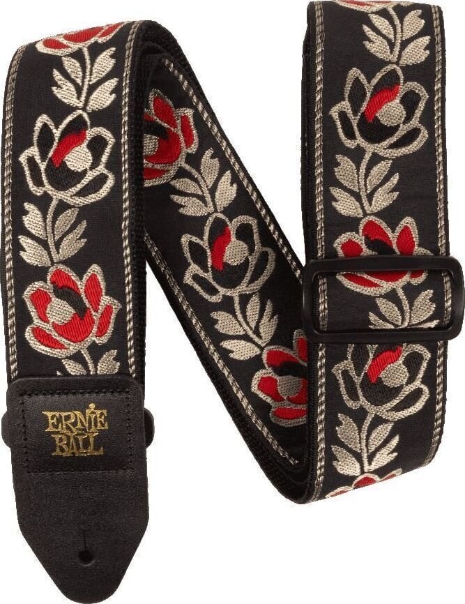 Tekstiilist kitarririhm Ernie Ball Classic Jacquard Noble Rose Tekstiilist kitarririhm