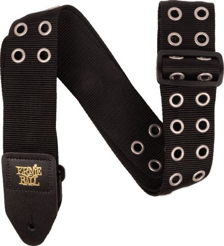 Tekstiilist kitarririhm Ernie Ball Premium Hole Lotta Silver Tekstiilist kitarririhm