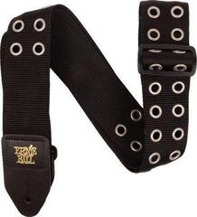 Textile guitar strap Ernie Ball Premium Hole Lotta Silver Textile guitar strap