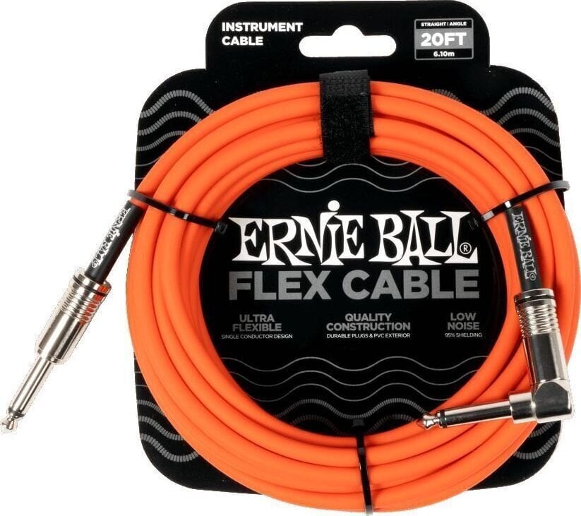 Instrumendikaabel Ernie Ball Flex 6 m Straight - Angled Instrumendikaabel