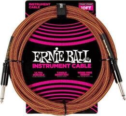 Instrumentinis kabelis Ernie Ball Braided 3 m Straight - Straight Instrumentinis kabelis
