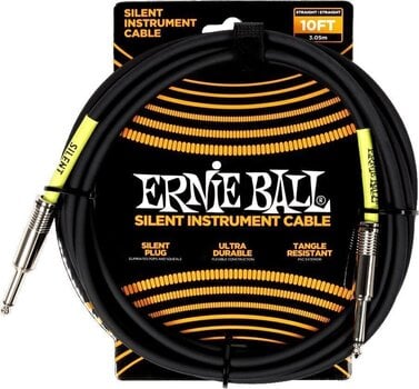 Instrumendikaabel Ernie Ball Classic Silent 3 m Straight - Straight Instrumendikaabel - 1