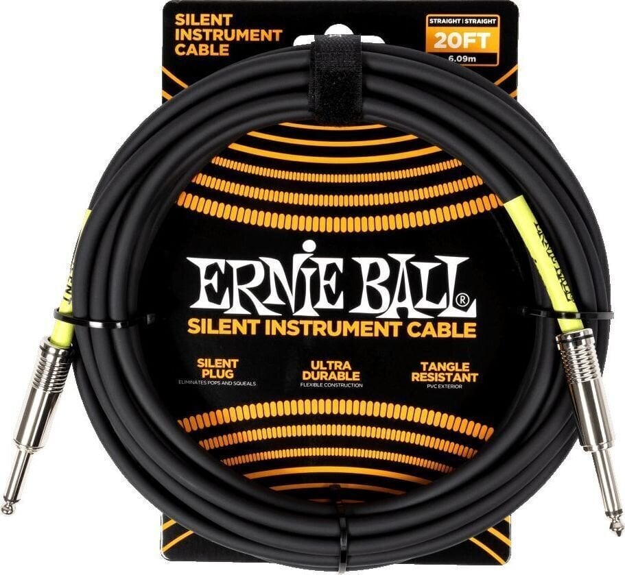 Instrumendikaabel Ernie Ball Classic Silent 6 m Straight - Straight Instrumendikaabel