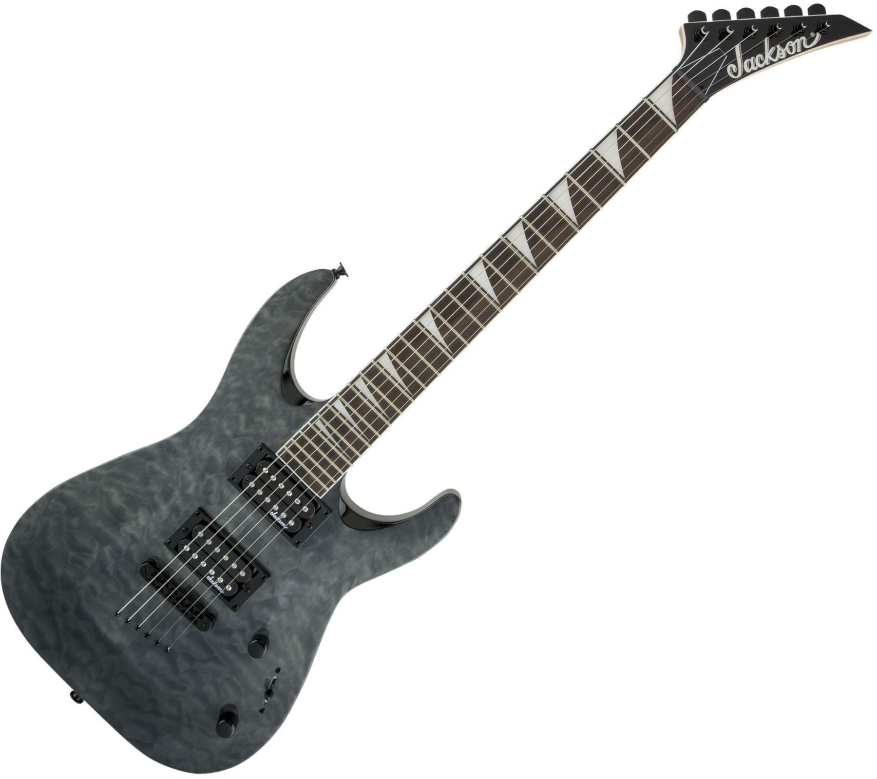 Elektrická kytara Jackson JS32TQ Dinky Transparent Black