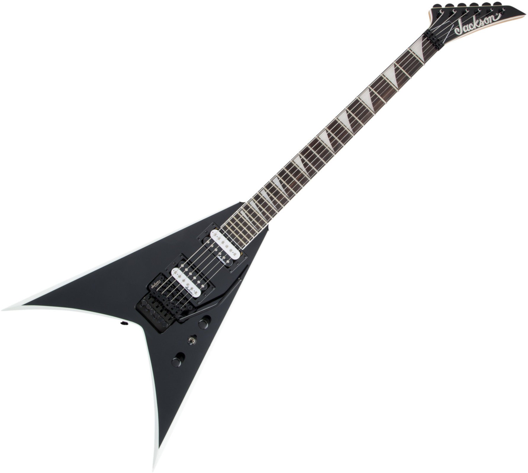 Elektrická kytara Jackson JS32 King V AH Black with White Bevels
