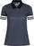 Camisa pólo J.Lindeberg Yonna Soft Compression Womens Polo Shirt Navy Polka Dot M