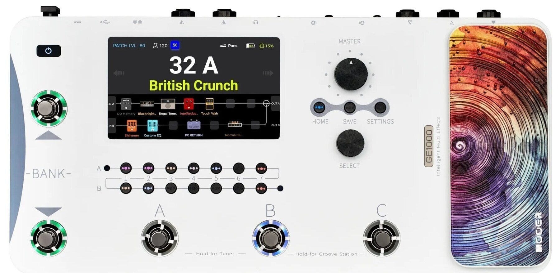 Guitar Multi-effect MOOER GE1000LI Guitar Multi-effect