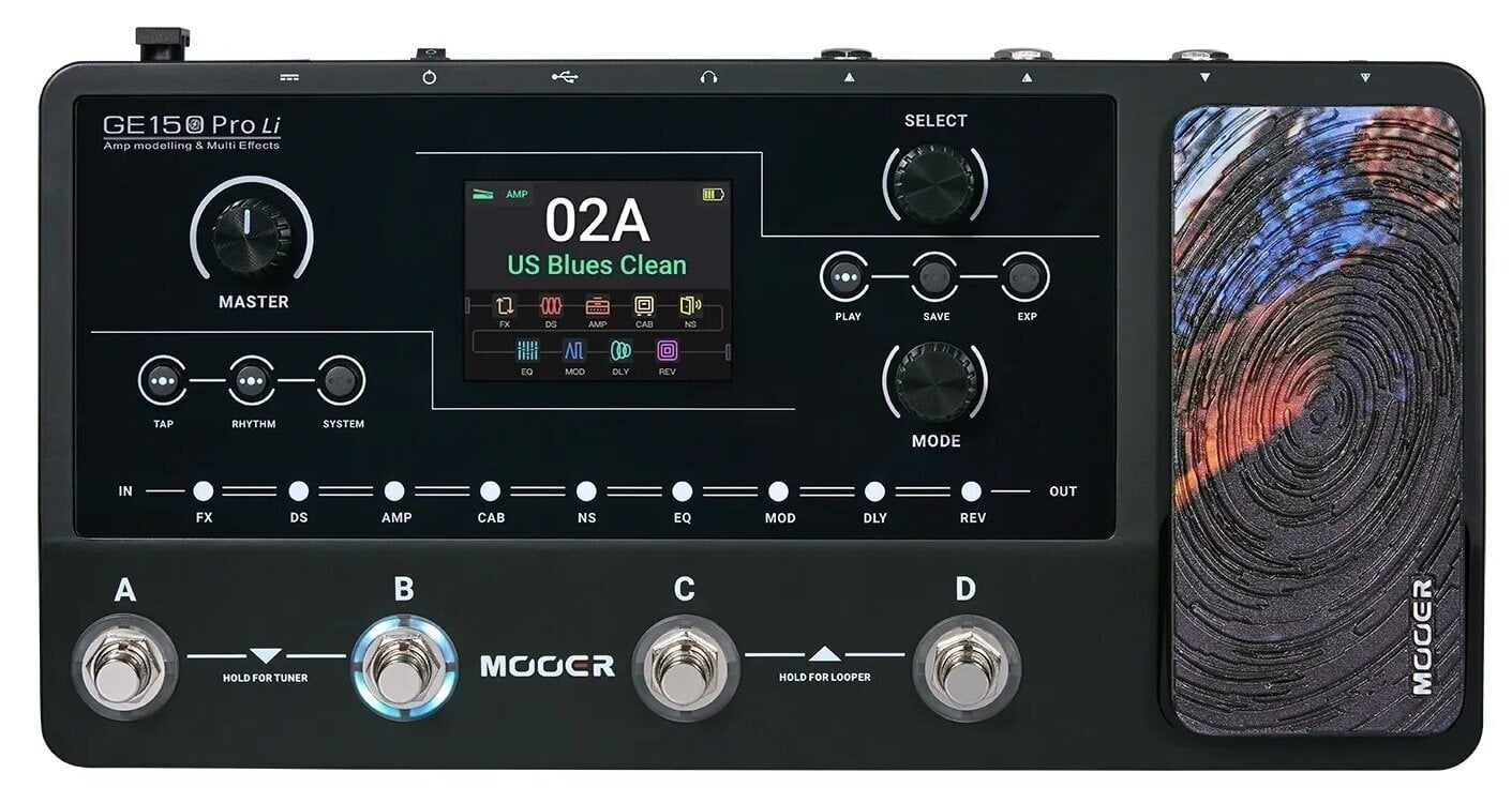 Guitar Multi-effect MOOER GE150 PRO LI Guitar Multi-effect