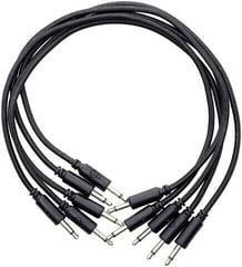 Patchkabel Erica Synths Braided eurorack patch cable 30cm (5pcs, black) 0,3 m Straight - Straight Patchkabel