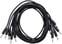 Patch kabel Erica Synths Braided eurorack patch cable 60cm (5pcs, black) 0,6 m Ravni - Ravni Patch kabel