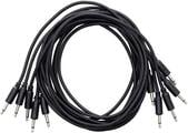 Erica Synths Braided eurorack patch cable 60cm (5pcs, black) 0,6 m Droit - Droit Câble de patch