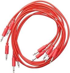 Patchkabel Erica Synths Braided eurorack patch cable 90cm (5pcs, red) 0,9 m Straight - Straight Patchkabel