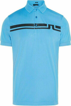 Polo Shirt J.Lindeberg Eddy Slim Fit TX Jersey Mens Polo Shirt Ocean Blue M - 1