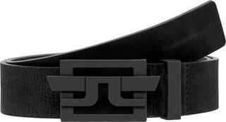 J.Lindeberg Wing Brushed Leather Golf Belt Black 100 J.Lindeberg Wing Brushed Leather Golf Belt Black 100