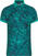 Poolopaita J.Lindeberg Tour Tech Slim Mens Polo Shirt Green/Ocean Camou XL