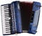 Piano accordion Latone MasterChord 37K 96BL Piano accordion Blue