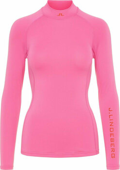 Thermo ondergoed J.Lindeberg Asa Soft Compression Womens Base Layer Pop Pink M - 1