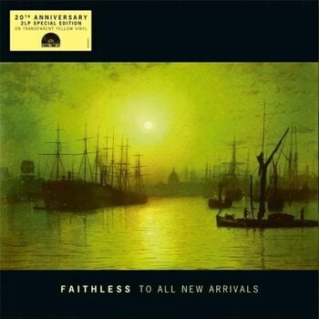 Disco in vinile Faithless - To All New Arrivals (Indie Exclusive) (20th Anniversary/Limited Edition) (Translucent Yellow Coloured) (2 LP) - 1