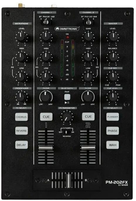 DJ Mixer Omnitronic PM-202FX DJ Mixer