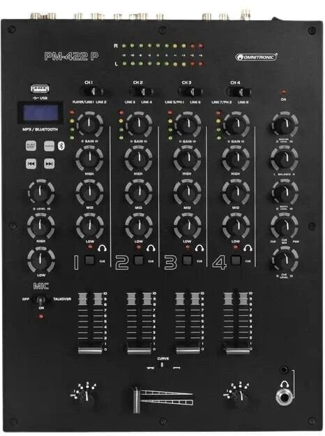 DJ Mixer Omnitronic PM-422P DJ Mixer