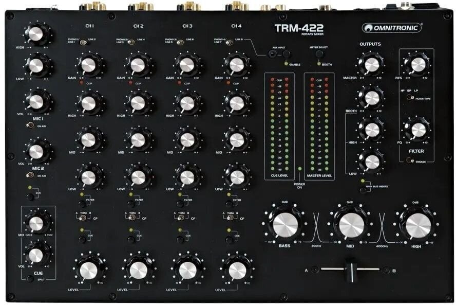 DJ Mixer Omnitronic TRM-422 DJ Mixer