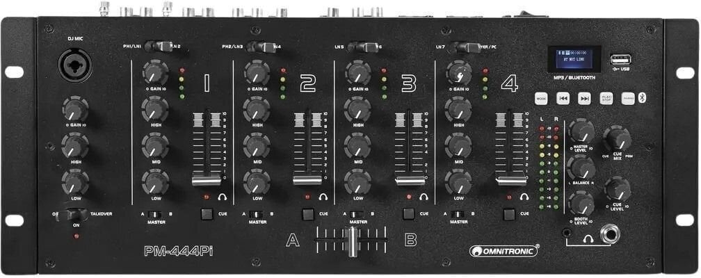 DJ Mixer Omnitronic PM-444Pi DJ Mixer