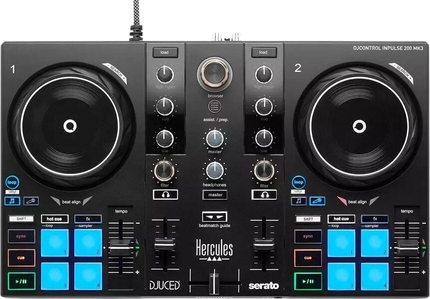 DJ Controller Hercules DJ Inpulse 200 MK3 DJ Controller